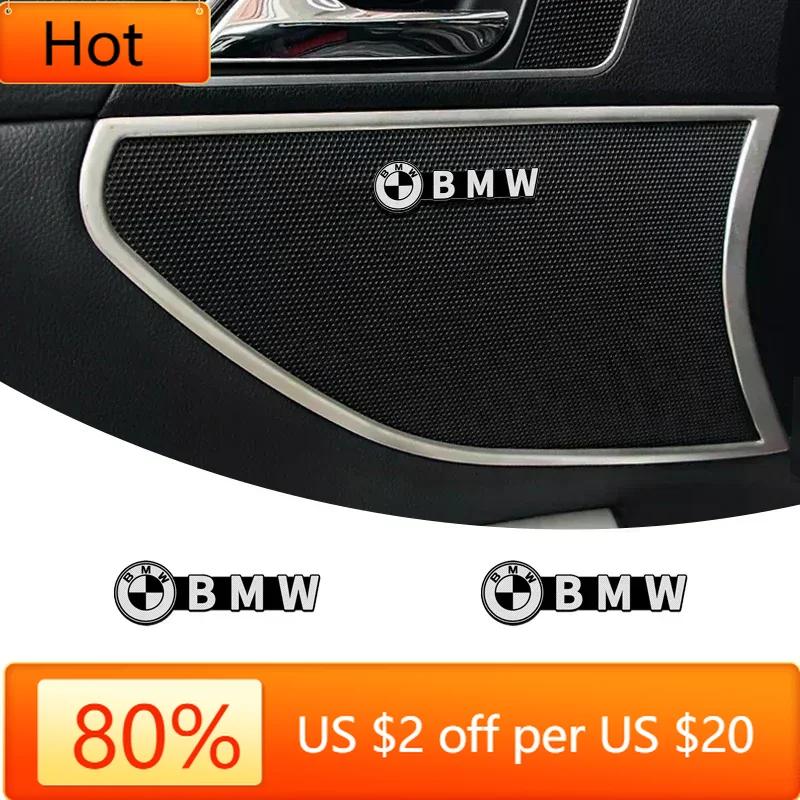 DUXC6 4pcs car audio decorate 3D Aluminum Badge Emblem Stickes For BMW X1 X3 X5 X6 X7 1 3 5 6 7 Series G20 G30 G11 F15 F16 G01 G02 F48