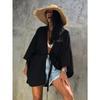 Plus Size Women's New Cardigan with Loose Beach Holiday Sunscreen Smock