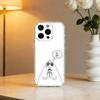 HAMSTER CAVEMAN Phone Case For iPhone 17 16 15 14 13 12 11 Mini Pro Max Plus Transparent Cover