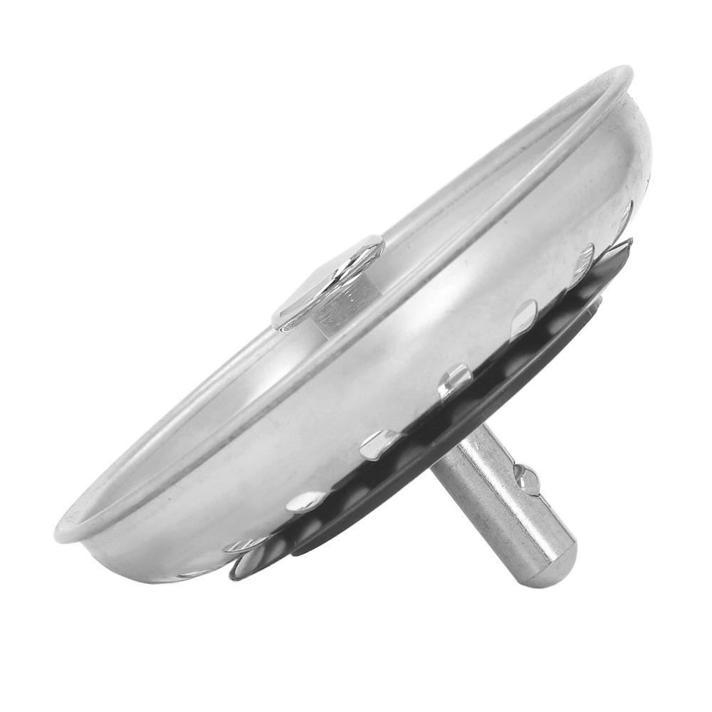 Stainless Steel Sink Strainer Bottom Stopper Drain Filter Strainer Kitchen Sink