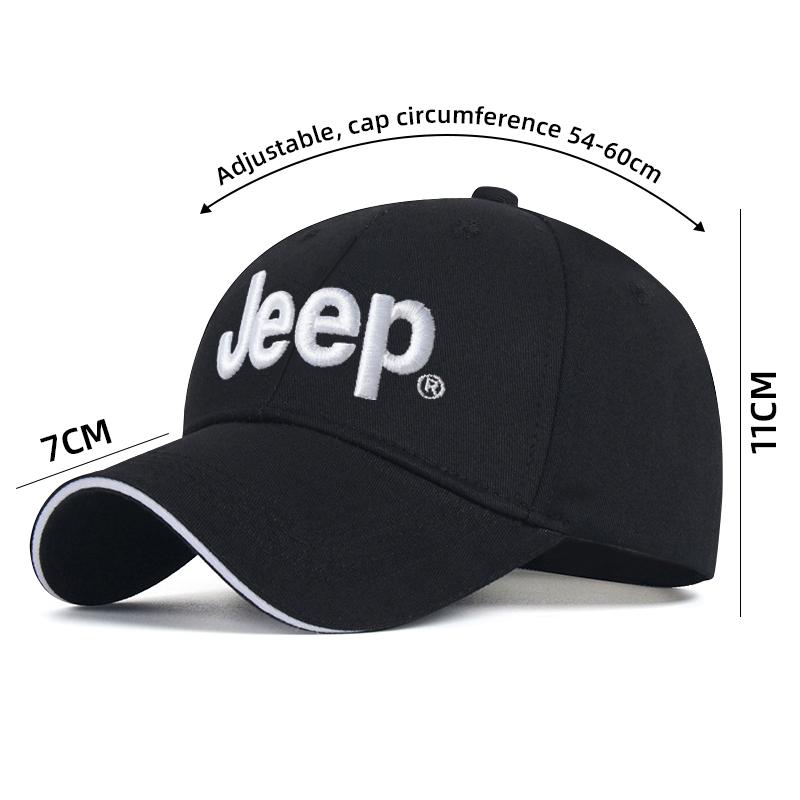 CLP1 Регулируемая бейсболка с логотипом автомобиля, уличная кепка для Jeep JPB Renegade Wrangler JK Compass Grand Cherokee Gladiator