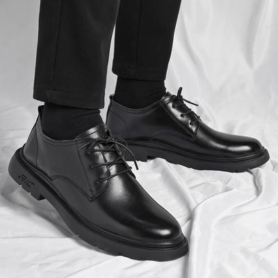 FashionSpring Мужская обувь из натуральной кожи Модные туфли на плоской подошве для вечеринок, на шнуровке, для офиса, свадьбы, нарядные туфли, черные, удобные, повседневные туфли