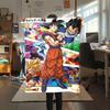 1PC DRAGON BALL Print Flannel Blanket, High quality All Seasons, Home Decor, Warmth and Comfort, Perfect for Christmas Gifts