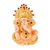 Идол Ганеши Мурти Статуэтка для Приборной Панели Автомобиля Подарок Керамика Терракота Позолоченный Ганеша Ганапати Идолы Фигурка