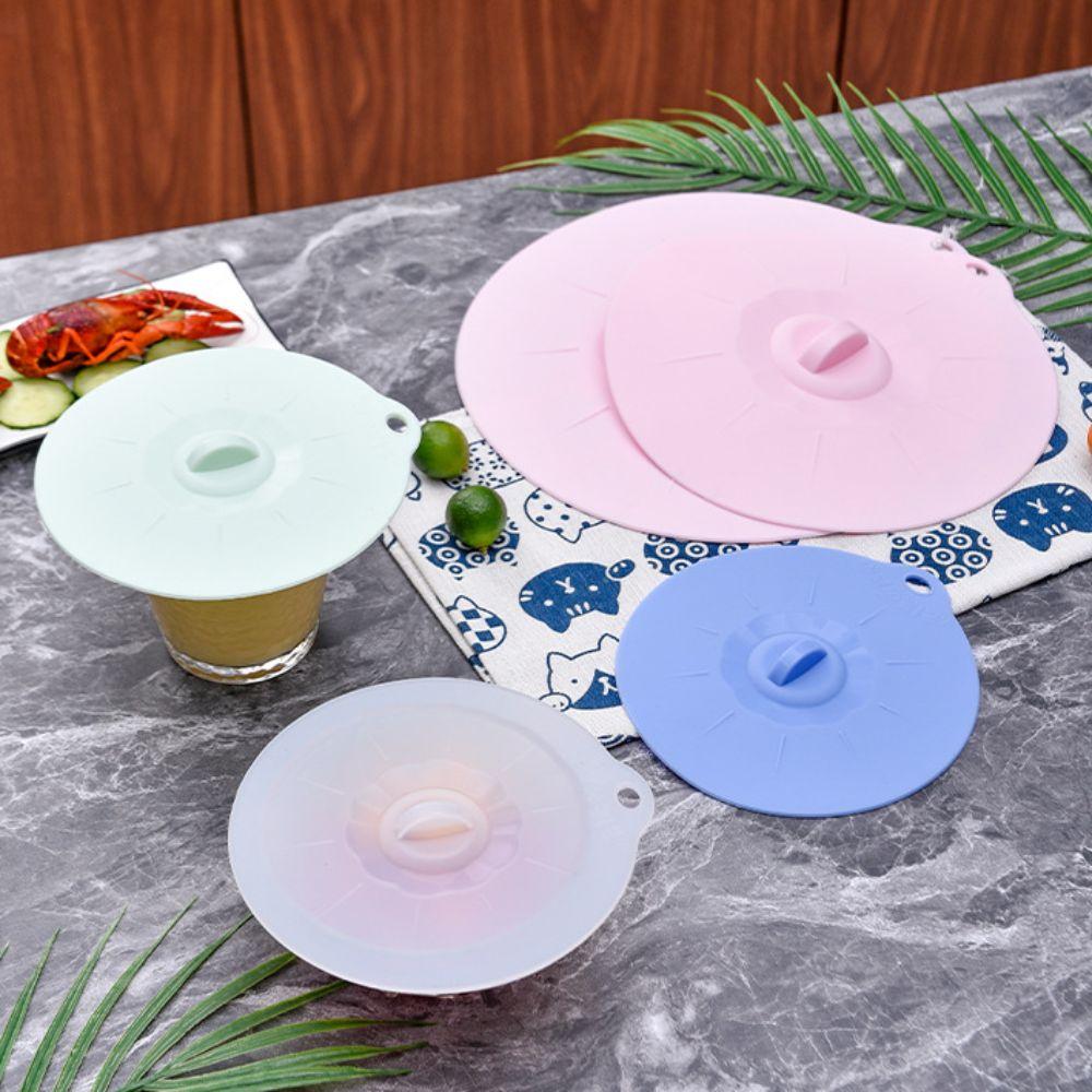 1pcs Leak-proof Sealed Cover Dust-proof Pot Lid Durable Fresh-keeping Lid  Kitchen Gadget