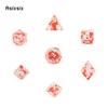 7 Pcs Red Loving Heart Resin White Number Sharp Dice Polyhedral Dice Suitable for Role-Playing RPG    Board Game