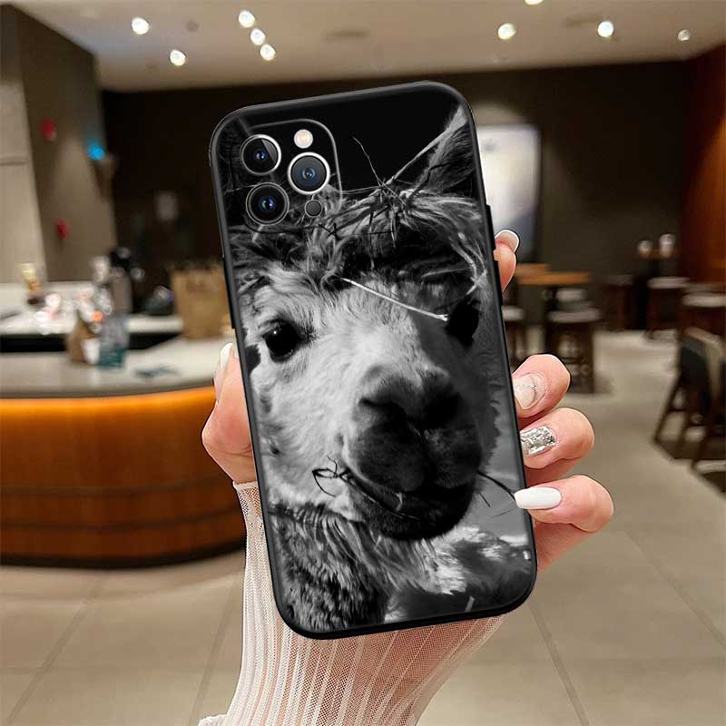 NH5 Alpaca New High-End Shell Phone Case for iPhone SE X XS XR 16E 17 11 Pro Max 8 7 6 6s Plus Air