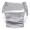Новые washable adjustable adult incontinent care cloth diaper breathable nappy pants(Серый)