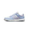 Dunk Low White Blue Airbrush