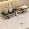 Water Drainage Faucet Storage Shelf Rustproof Cosmetic Storage Box Kitchen Sink Shelf  Shower