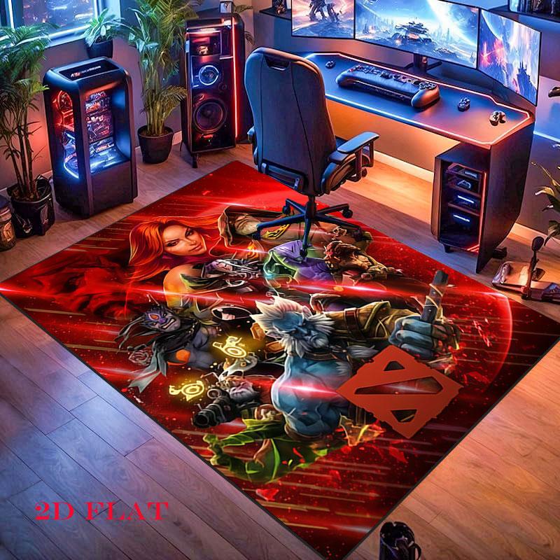 Ковер DOTA 2 для гостиной, спальни, дома, украшение дивана, нескользящий коврик для игр детей