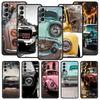Классический Винтажный Старый Ретро Автомобиль Чехол для Телефона Для Samsung Galaxy S24 S23 S22 S20 Ultra S21 FE 5G S10 S9 Plus S10E S8 Мягкий Чехол