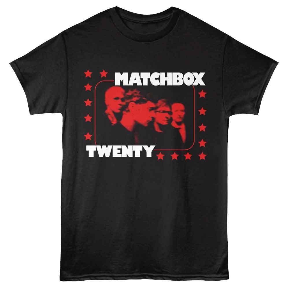 Черная футболка Matchbox Twenty со звездной каймой