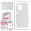 apgo Protective Skin Sticker for the Back+sides Compatible with Oppo A54 (2021), Full Wrap Film, Foil, Vinyl - Pattern Transparent Carbon
