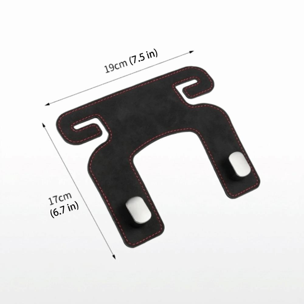 Wear-Resistant Car Headrest Hook High Load-Bearing Hanging Headrest Bag Holder Automotive Seat