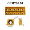20pcs CCMT32.51/32.52 CCMT09T304/09T308 Carbide Inserts Turning Inserts for Metal Cutting Cutter bar