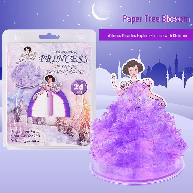 Magic Blooming Paper Tree: DIY Science Kit for Kids - Grow Snowflake Christmas Trees!