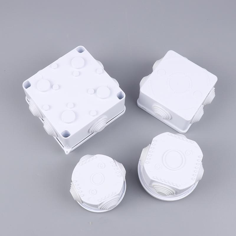 Белый соединительный кабель ответвление Diy водонепроницаемый корпус питания IP65 распределительная коробка внутренняя оболочка провода электрические коробки управления