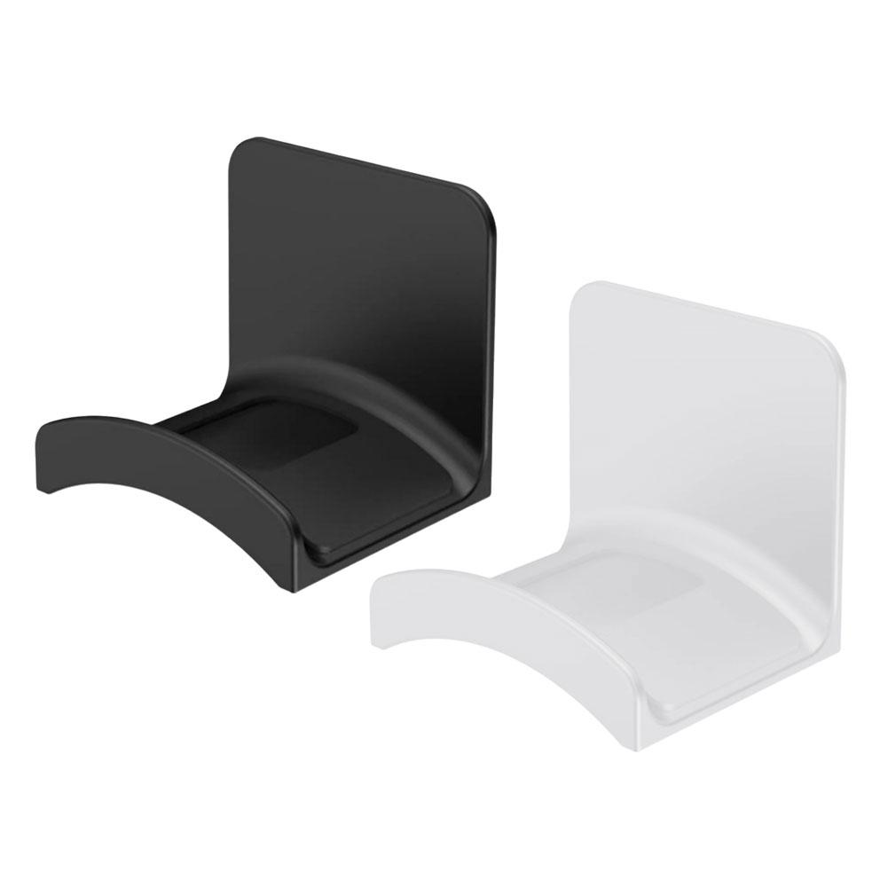 Durable And Sturdy Universal Headset Hanger Adhesive Wall Mount Holder Headphones Hook For Easy Damage-Free Wall Desk Mounting