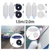 2x Boat Fender anti collision balls Thickened PVC Mooring Buoy for Row Boats Yacht Boat Dock Mooring cushioning and protection