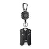 Wire Rope ID Card Holder Strong Steel Bus Card Cover Retractable Badge Reel  Work Card