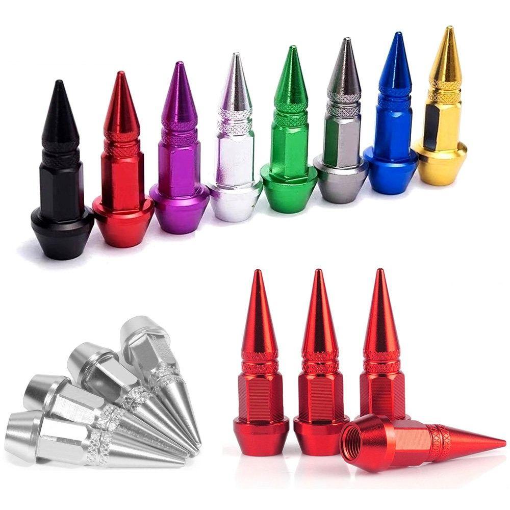 Car Wheel Tire Wheel Rims Stem Air Valve Caps Spike Valve Cap Tyre Valve Cover Tire Valve Stem Caps