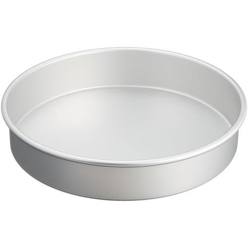 Endo Shoji Commercial TKG Aluminum Anodized Decorative Pan with Bottom, 10-inch, Shallow, Aluminum, WDK8107