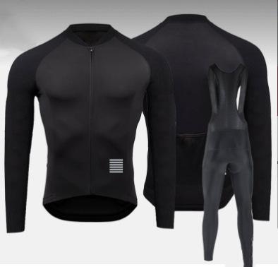 Long Sleeve Cycling Suit Bicycle Mountain Bike Road Bike Quick Drying Breathable Double Arrow Cushion Riding Equipment