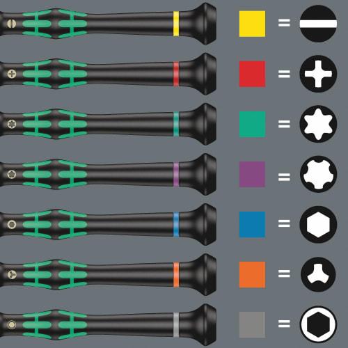 Wera 05134000001 | Kraftform Micro Big Pack 1 Screwdriver Set, 25 Pieces for Precision Machinery Work [Officially Imported from Japan]