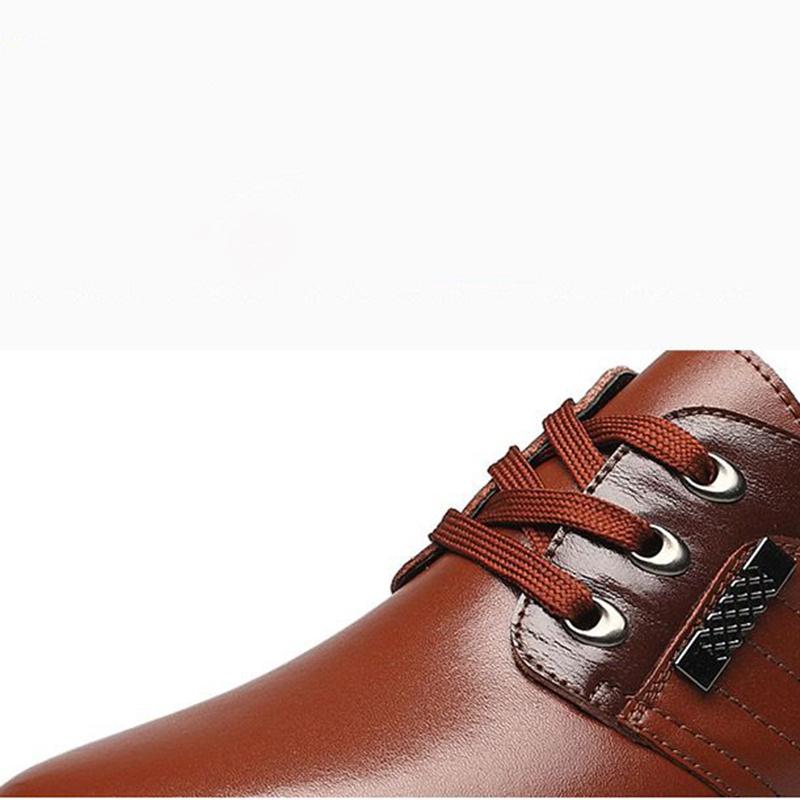 Business Leather Shoes Men Padded Non-slip Casual Soft Bottom Korean Version of The Shoes Men