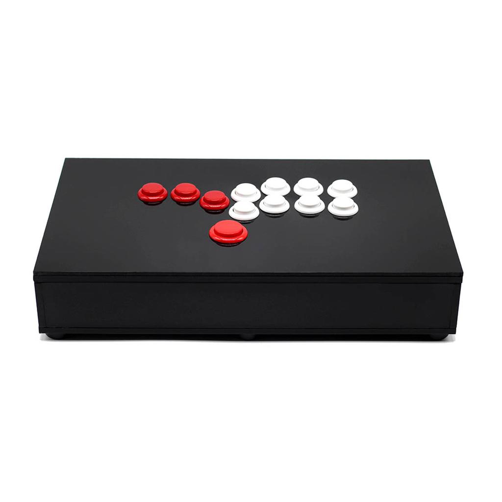 Metal Shell Arcade Joystick Fight Stick Controller for PC Gaming Accessories Game Handle Gift for Friend Gamepad Black