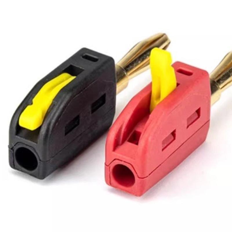 Banana Plugs To Plugs Test Cables 4mm Silicone Wire Electrical Meter Probes Gold Plate Banana Connector for Testing