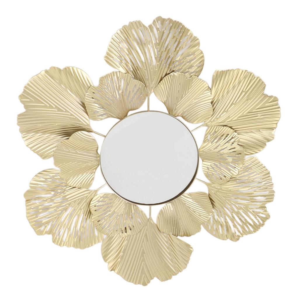 Настенные зеркала Современные Простые Декоративные Износостойкие Невыцветающие Зеркала с Листьями Гинкго для Спальни Гостиной