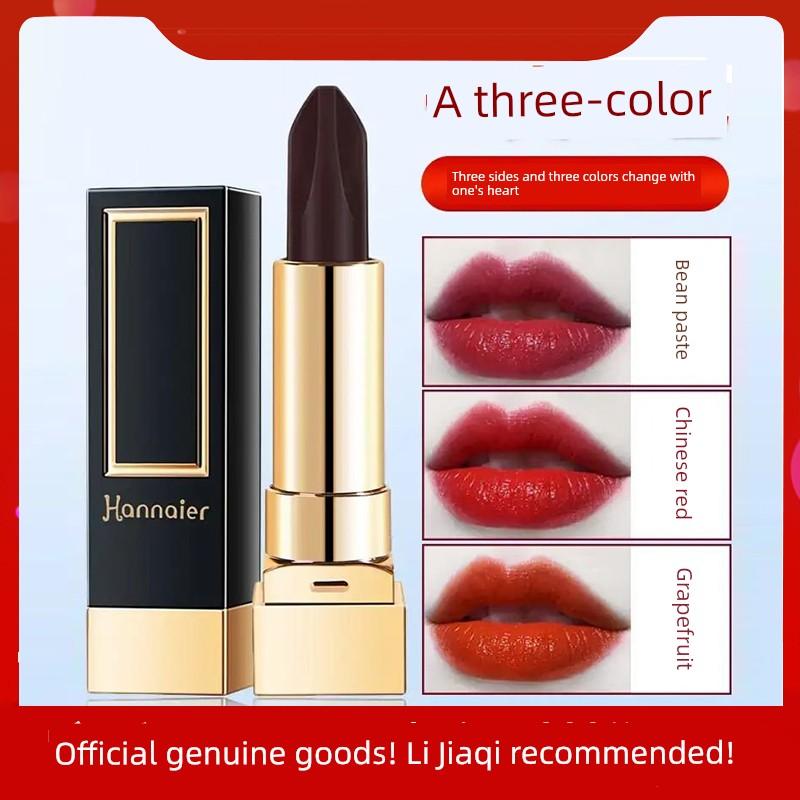 Waterproof and Durable Plain White Lipstick Three-Color Lipstick