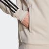 Adidas Originals Trefoil Трехполосная куртка с цветными блоками и логотипом с длинными рукавами Мужская верхняя одежда Бежевый IL2495