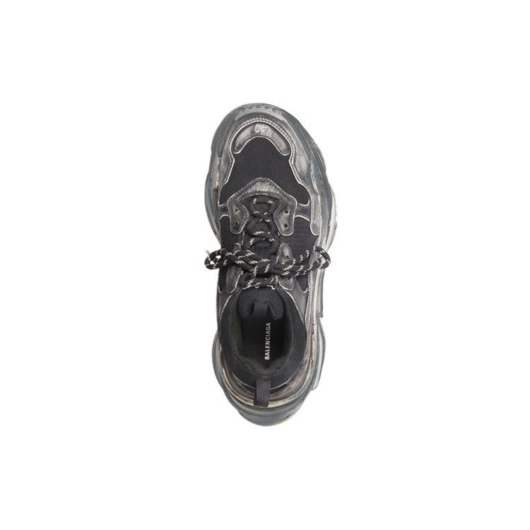 Balenciaga Triple S Выцветший черный Женский 524039W3CN31000