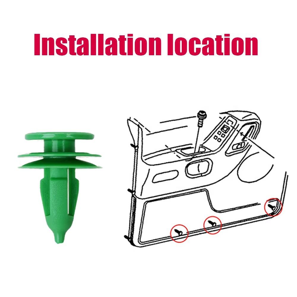 10x новых креплений для отделки дверной панели автомобиля, фиксатор для Ford Chrysler WJ, для Jeep Wrangler TJ, Grand Cherokee, крепление 6503204