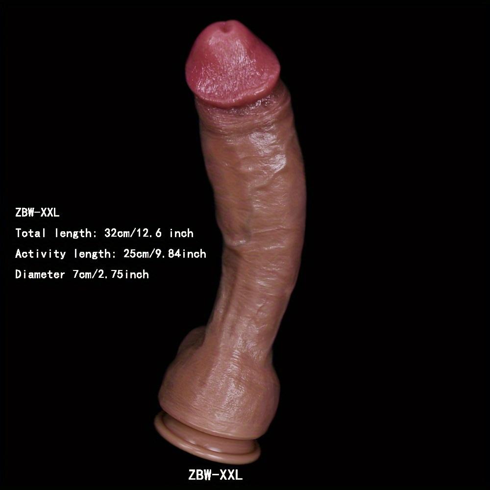 12,6-дюймовый реалистичный фаллоимитатор из мягкого безопасного для тела материала, идеально подходит для одиночной игры пар и новичков, идеален для женщин, секс-игрушка с реалистичными ощущениями