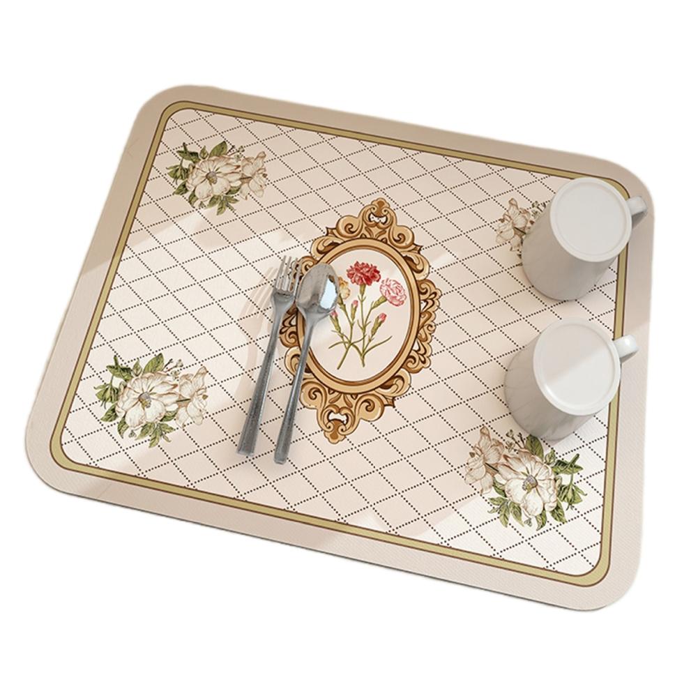 Впитывающий Кофе Впитывающий Кофе Подставка для сушки посуды Дренажный коврик