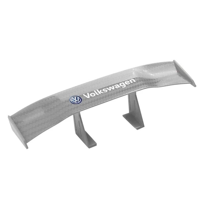 80% Горячий Автомобиль мини-спойлер Заднее Крыло Под Вид Углеродного Волокна Задние Крылья Модель Для VW Volkswagen Golf Polo Passat Touran Авто Стайлинг A