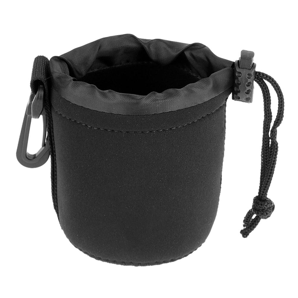 1pcs Camera Lens Bag Photography Lens Pouch Neoprene Waterproof Backpack Drawstring Protector Case for Most Digital SLR Camera