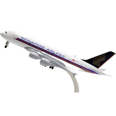 Модель самолета Dimast 20см, 20_09 Singapore Airlines A380, корейская игрушка