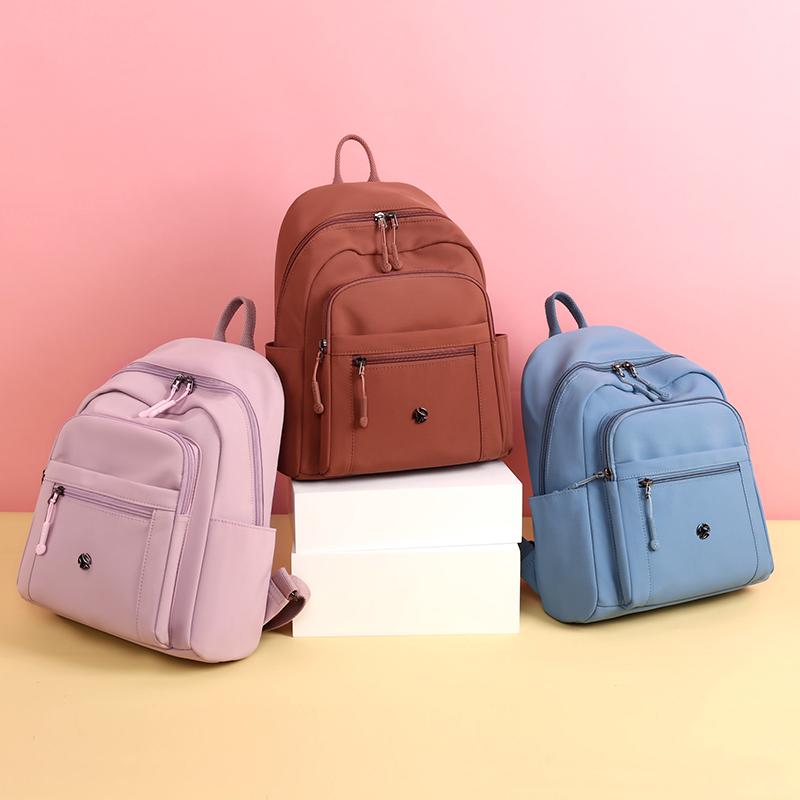 Женский рюкзак большой вместимости, школьный рюкзак, легкий нейлоновый дорожный рюкзак