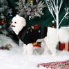 Small Dog Sweater Pet Elk Christmas Sweater Clothes with Fuzzy Pompom for Dogs Cat Pet for Winter Christmas Holiday Breathable S
