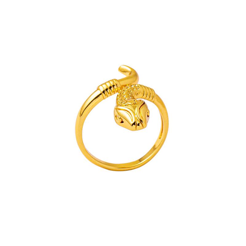 Light Luxury Snake-shaped Open Ring Women's Index Finger Ring Trend