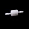 1PC White 4/6/8/10/12mm Plastic One Way Inline Check Valve Fuel Gas Liquid Water Suitable for water petrol diesel oils