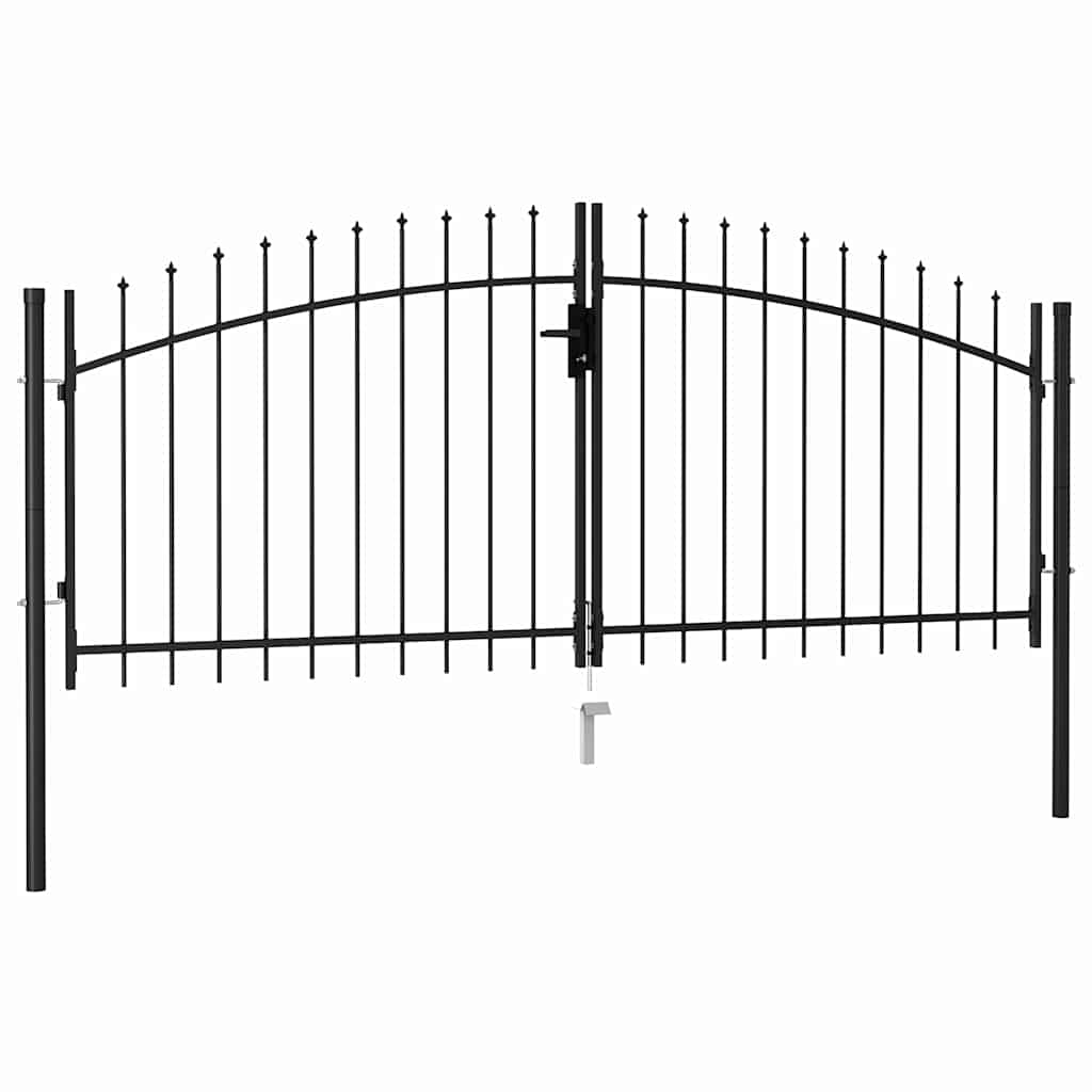Woerden Double Gate with Spear Top Design 299.5 x 174.5 cm