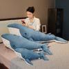 Giant New Whale Plush Toys Big Soft Stuffed Sleeping Pillow Cute Sea Animal Fish Blue Shark Doll Kids Baby Birthday Gift