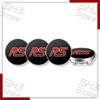4Pcs 56mm Aluminium Car Wheel Center Hub Cap Badge Sticker RS Logo Emblem For Focus Fiesta Ecosport Edge Mondeo Accessories c4