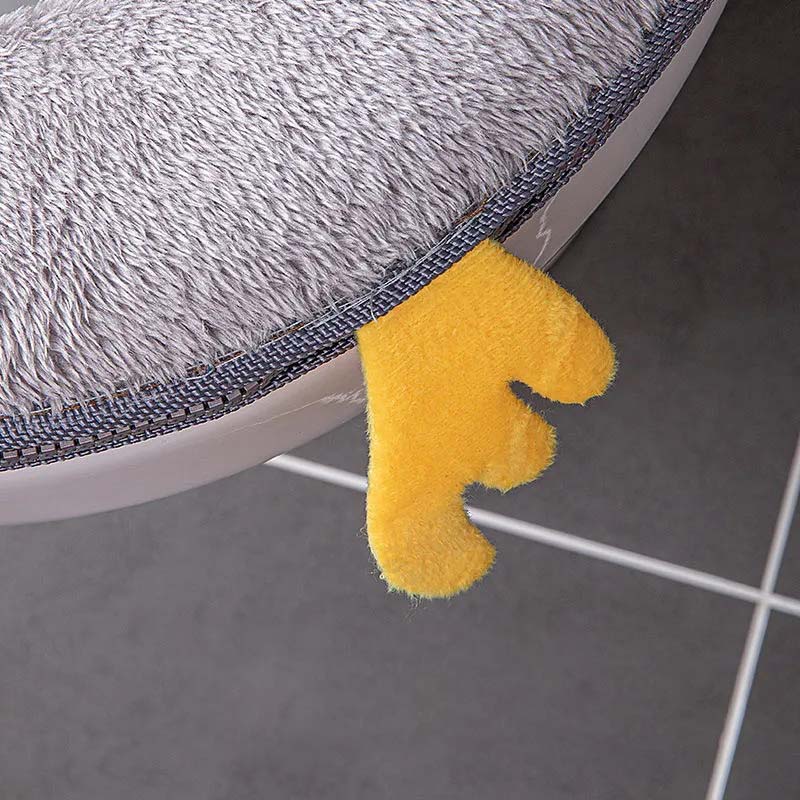 Washable Toilet Seat Cushion Household Four Seasons Universal Breathable Zipper Toilet Seat Cover Cute Cartoon Bathroom Toilet Seats Pads with Handle